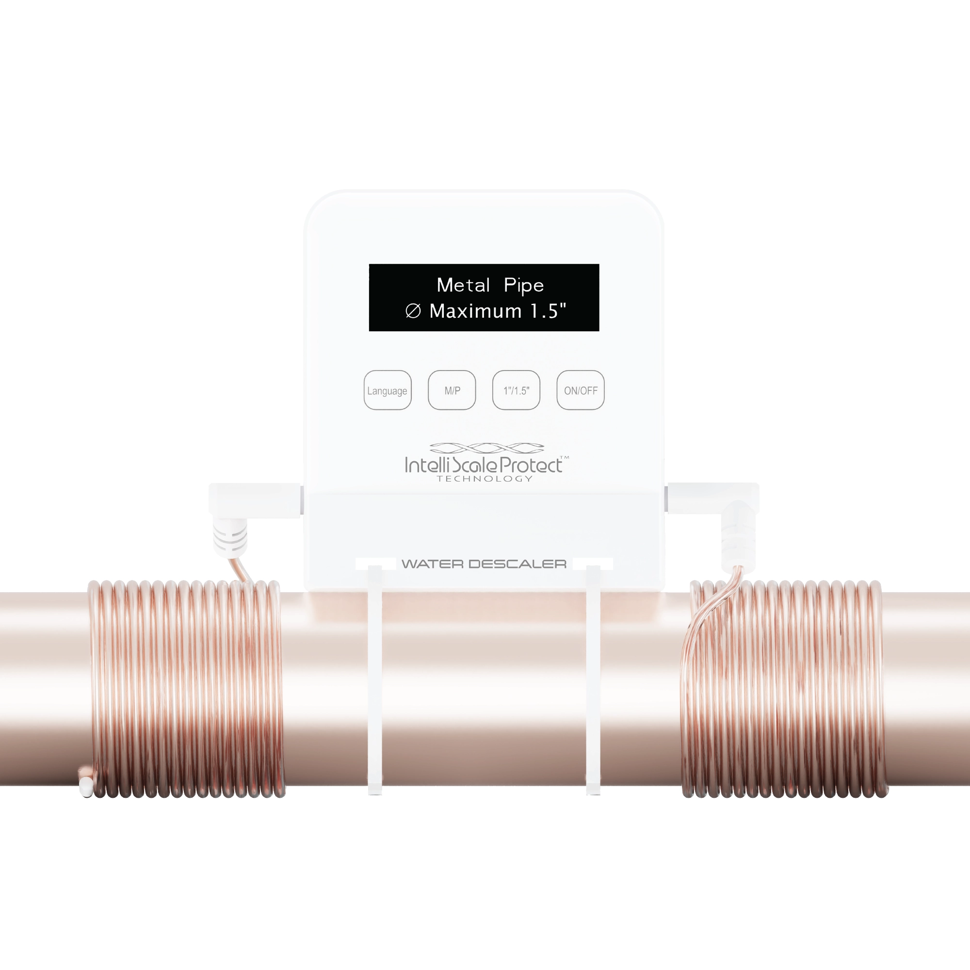 Spectrum Water Descaler PROtouch – smart electronic anti-scale conditioner with IntelliScaleProtect for metal pipes